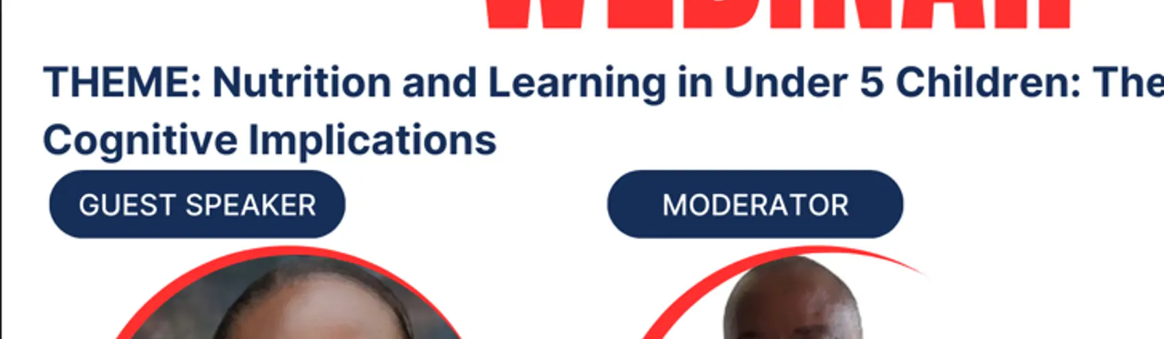 Nutrition and learning in under 5 children; the cognitive implications