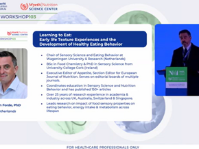 ‘Learning to Eat’: The Role of early life texture experience in the development of eating behaviours