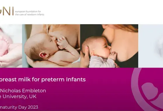 Human breast milk for preterm infants Human breast milk for preterm infants